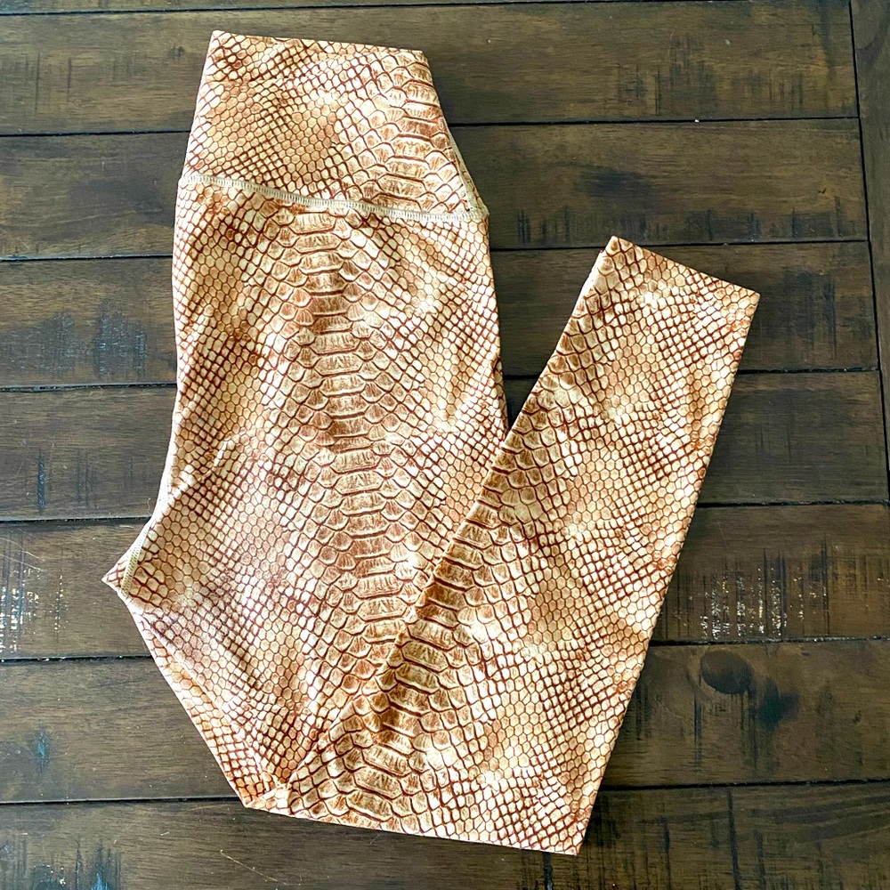 We Wore What Snakeskin Leggings